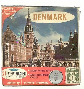 vintage SAWYERS View Master DENMARK reel set DANISH nordic SCANDINAVIAN travel ! - Picture 1 of 6