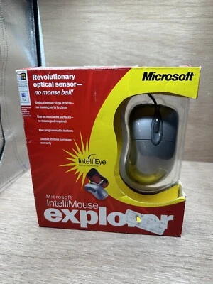 Boxed Microsoft IntelliMouse Explorer Laser  l Collectible Tested Read - Image 1 of 2