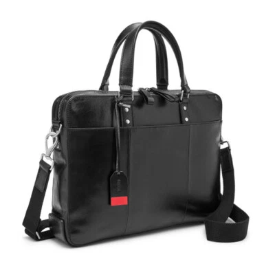  Fossil 男式 Defender Brief 黑色包 MBG9463001 — 第 1/4 张图片