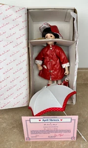 Danbury Mint Bedtime April Showers Childhood Memories Porcelain Doll 13-inch - Picture 1 of 3