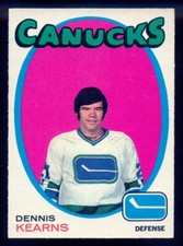1971-72 OPC O PEE CHEE #231 Dennis Kearns RC NM-MT Vancouver Canucks Rookie Card