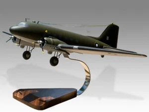 Douglas DC-3 C-47A Biscuit Bomber RAAF Desk Wood Airplane New Model Small 1/100 - Picture 1 of 13