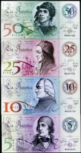 LIR ANTOOTICA KALOZKODAS SET 4 PCS 5 10 25 50 SILVAR POLYMER 2017 - Picture 1 of 2