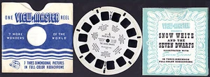 FT4 SNOW WHITE & 7 DWARFS Sawyers 1946 ViewMaster Single Reel FAIRY TALE Booklet - Picture 1 of 1