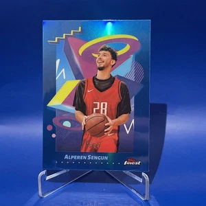 2024-25 Alperen Sengun Topps Finest Blue Refractor #/99 Rockets - Picture 1 of 2