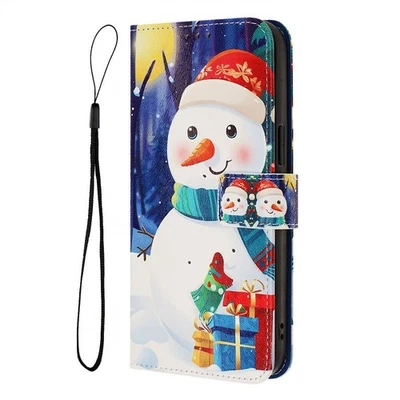 Christmas Santa Wallet Phone Case for Xiaomi 15 14T 14 13 12 11 A3 POCO X6 X3 X7 - Image 1 of 4