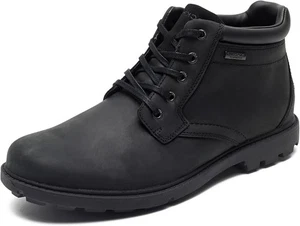 Rockport Storm Surge Stivali impermeabili in pelle punta liscia - Nero - Uomo taglia 10,5 - Foto 1 di 7
