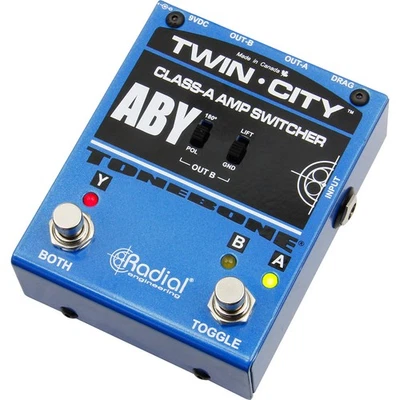 Radial Engineering Twin-City Active AB/Y Amplificador Interruptor Router Pedal Foto 1 de 4