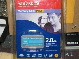 SanDisk Memory Stick Pro Magic Gate 2GB SDMSV-2048  Genuine Camera Memory Card - Picture 1 of 3