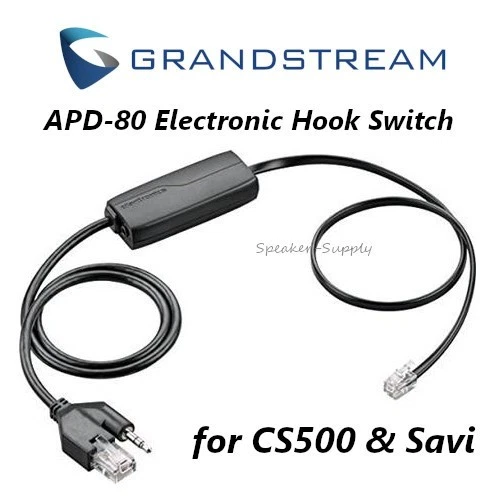 Plantronics 87327-01 APD-80 Cs500 & Savi Electronic Hook Switch For Grandstream - Image 1 of 4