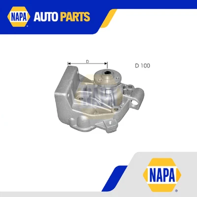 Water Pump fits ALFA ROMEO AR6 280 2.4D 86 to 89 Coolant NAPA 7301300 7301593 - Image 1 of 4