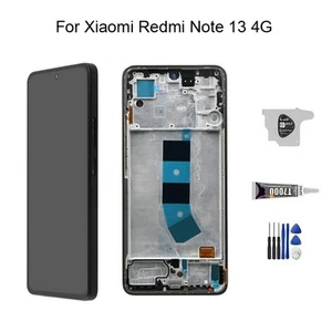 OLED LCD Display For Xiaomi Redmi Note 13 4G Touch Screen Digitizer +Frame Parts - Imagen 1 de 10