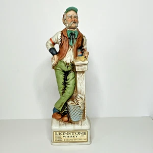 Lionstone Whisky Dekanter Porzellan Vintage 14" The Telegrapher 1969-71 - Bild 1 von 10