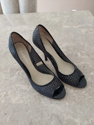 ZAPATOS SIN CORDONES ENZO ANGIOLINI CUERO NEGRO TALLA 7,5 M Foto 1 de 4