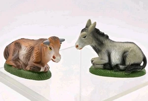 KRIPPE KUH & ESEL schöne Farben Made In Italy  - Bild 1 von 12