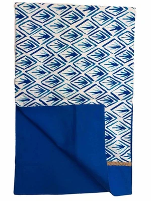 Entertain Blue Diamond Table Runner, 14x48 Dining Decor - Image 1 of 2