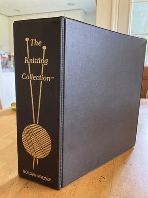 The Knitting Collection Golden Press Binder-Knitting Instructions/Patterns-1982 - Image 1 of 4