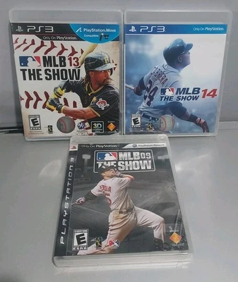 PS3: MLB The Show 3 Game Lot 09 13 14 (Sony PlayStation 3) ALL CIB Tested Works - Image 1 of 4