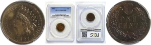 1897 1C Indian Head Cent PCGS Proof 65 RB - Picture 1 of 3