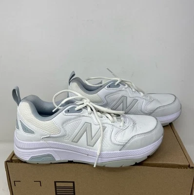 New Balance 857 v3 Cross Trainer Branco/Ciclone - Feminino 9 de Largura (D) WX857WB3 - Imagem 1 de 4