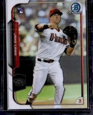 2015 Bowman Chrome #168 Jake Lamb Refractors #/499 - Image 1 of 2