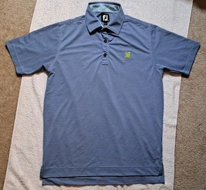 Footjoy TCC The Country Club Brookline Blue Stripe Polo Men's Small - Picture 1 of 11