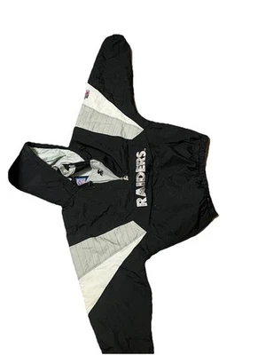 Jaqueta Pulôver Vintage Anos 90 Oakland Raiders Starter Los Angeles EXTREMAMENTE RARA - Imagem 1 de 2
