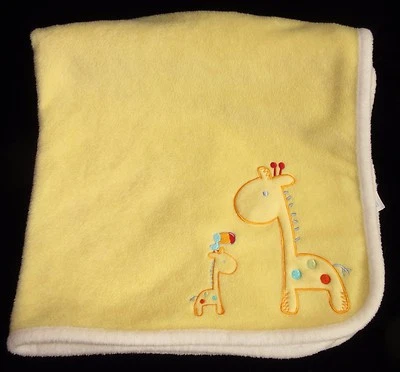 Child Of Mine Jirafa Amarillo Blanco Chirrido Polar Bebé Manta Carter's Tucan  Foto 1 de 4