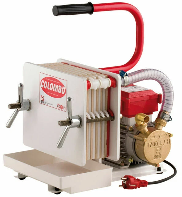 Rover Colombo 6 Elettropompa da Travaso - Bianca/Rossa