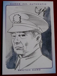 THUNDERBIRDS - ONE-OF-A-KIND SKETCH CARD - PARKER by JOHN CZOP - Cards Inc 2004 - Picture 1 of 2