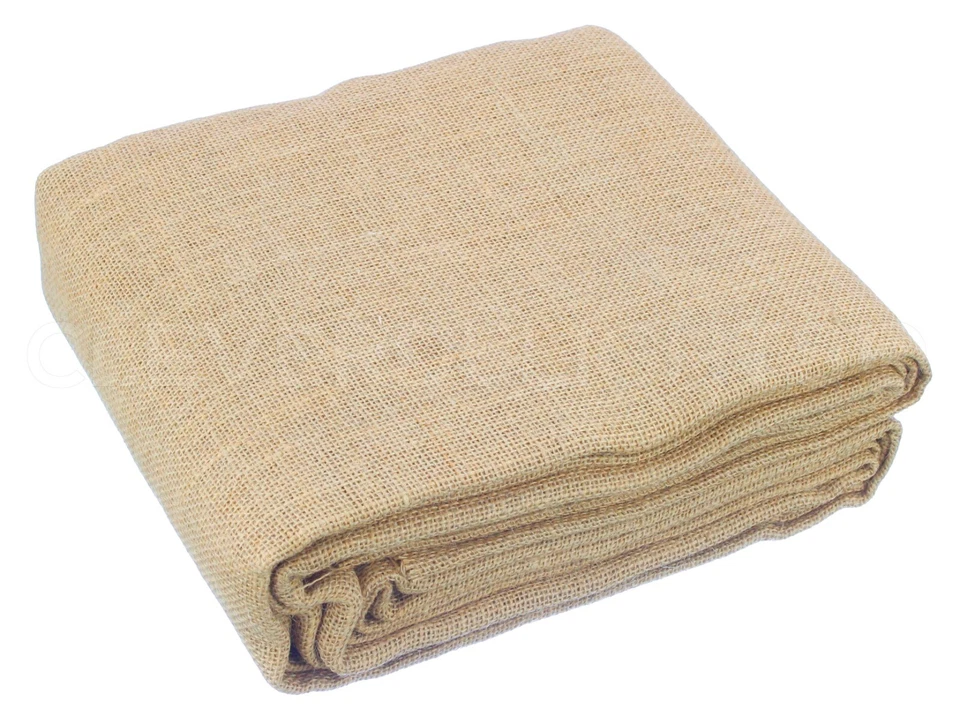60" Burlap Fabric - 5 Yards - Jute Burlap Fabric - 60 Inch Precut - Image 1 of 2
