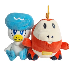 Pokémon Quaxly & Fuecoco Nintendo Plush 11 inch & 9 inch Like New - Picture 1 of 12