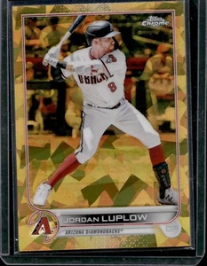 Jordan Luplow Gold Refractor 2022 Topps cromo zafiro/50 Diamondback - Imagen 1 de 2