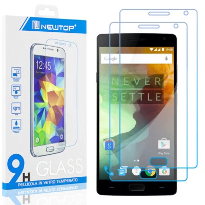 2 x Pellicola Vetro Temperato per  One Plus 2 Trasparente - Immagine 1 di 4