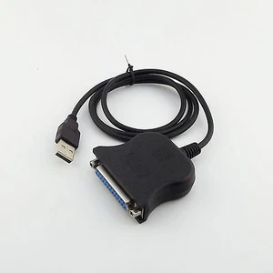 1x 3FT USB 2.0 to DB25 25 Pin Female Parallel IEEE 1284 Printer Adapter Cable PC - Picture 1 of 6