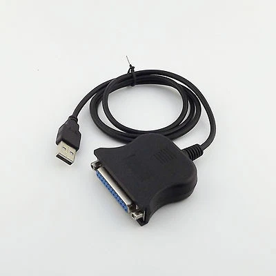 1x 3FT USB 2.0 to DB25 25 Pin Female Parallel IEEE 1284 Printer Adapter Cable PC - Image 1 of 4