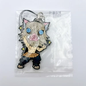 Inosuke Hashibira(A)|Demon Slayer Rubber Strap Charm Keychain Ichibankuji Japan - Picture 1 of 6