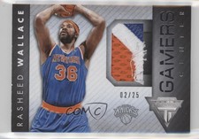2013-14 Panini Titanium Gamers Materials Prime /25 Rasheed Wallace #7