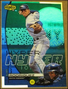 1999 Upper Deck Ionix Hyper Alex Rodriguez Insert Card #H6 Seattle Mariners NRMT - Picture 1 of 4