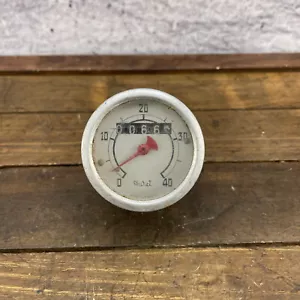 Vintage Huret Bike Speedometer Small 1.75 Inch Round Shape Bike 40 MPH Parts A2 - Picture 1 of 12