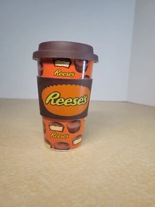 Galerie Reese's Erdnussbutter Tasse Keramik Reisebecher mit Silikondeckel & -hülle - Bild 1 von 3