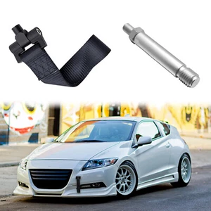 Gancho de remolque negro para pista de carreras para Honda Fit 2010-14 2da generación 2011+ CRZ - Imagen 1 de 8