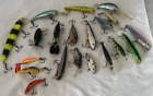 Vintage Fishing Lures Lot Of 20 Assorted Used Condition Various Materials