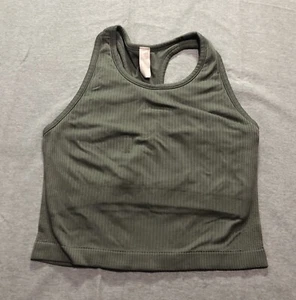 90 Degree Tank Top Women's Medium Sports-Bra Athleticwear Casual Green Shirt - Picture 1 of 9