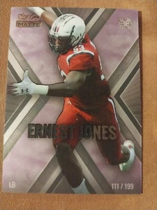 Tarjeta de novato Ernest Jones 2021 púrpura mate de la NFL RC/199 LA RAMS - Imagen 1 de 2