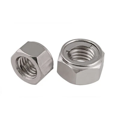 MARKENLOS Selbstsichernde Muttern Metall Stoppmuttern Edelstahl V2A M 3 bis M 20