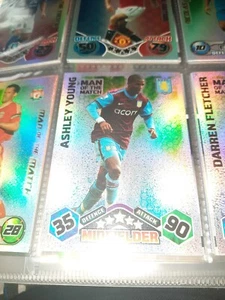 Topps Match Attax 2009/2010 Ashley Young Man Of The Match Card - Aston Villa - Picture 1 of 1