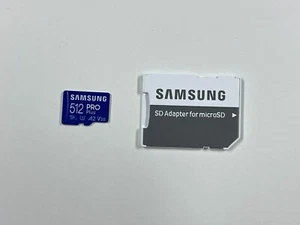 Samsung PRO Plus 512GB microSDXC UHS-I Memory Card with Adapter MB-MD512KA/AM - Zdjęcie 1 z 7