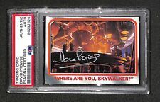 Dave Prowse "Darth Vader" Topps STAR WARS Rookie Card Signed Autographed PSA RC