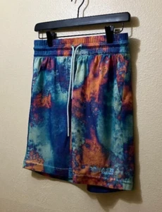 Adidas Mens Basketball Tie Dye AOP  Mesh Athletic Drawstring Shorts HT1653 Small - Picture 1 of 7